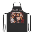 Stylish 80s synthpop band apron featuring the iconic A Flock of Seagulls logo