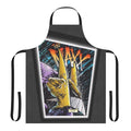 Maxx-inspired apron with 90s pop culture graphics