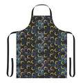 Stylish abstract pattern apron featuring vibrant colors and shapes, inspired by the hit comedy series "I Think You Should Leave" with Tim Robinson.