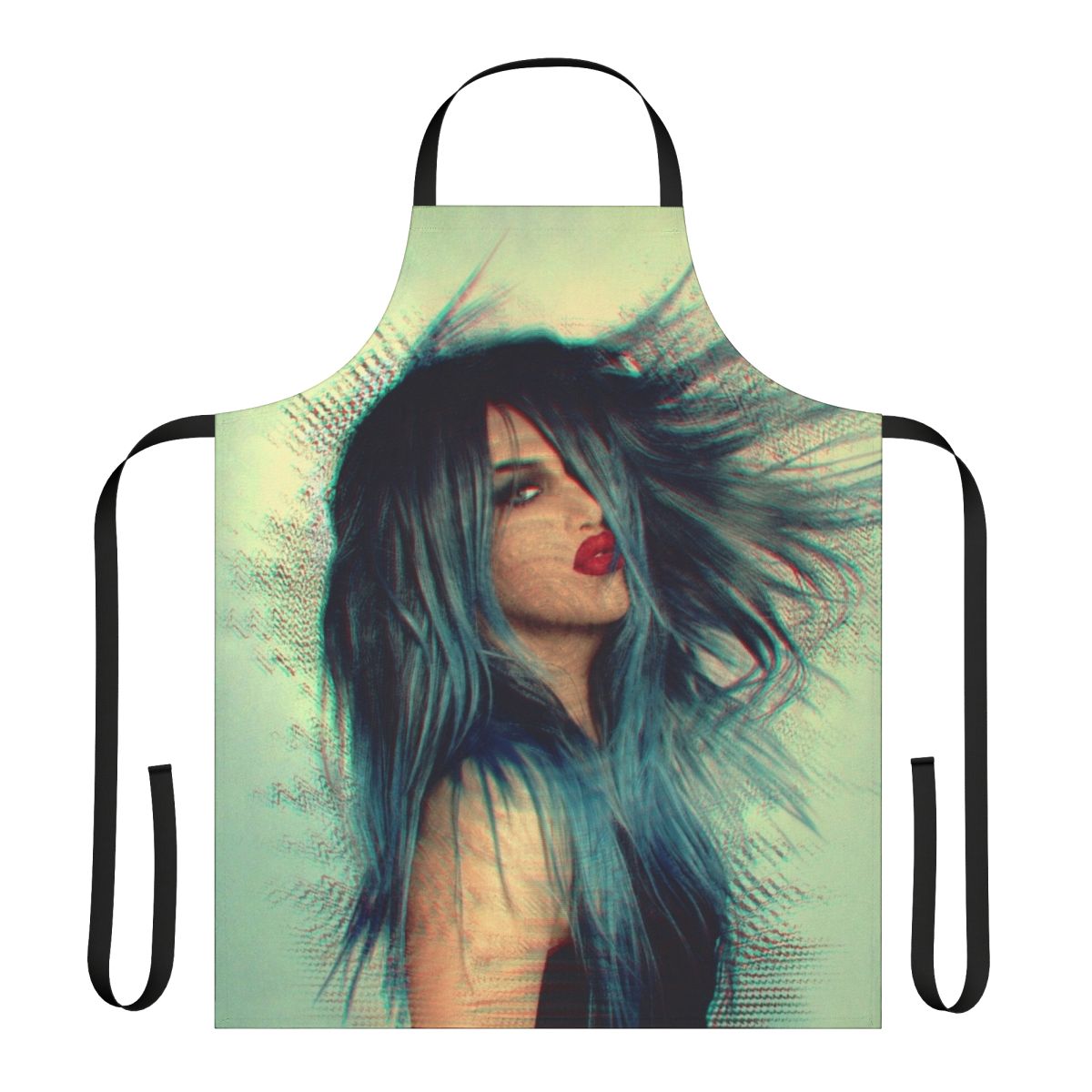 Adore Delano-inspired apron with drag queen design