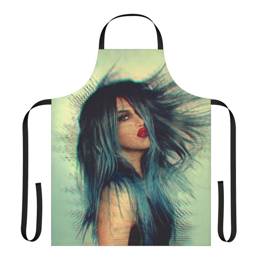 Adore Delano-inspired apron with drag queen design