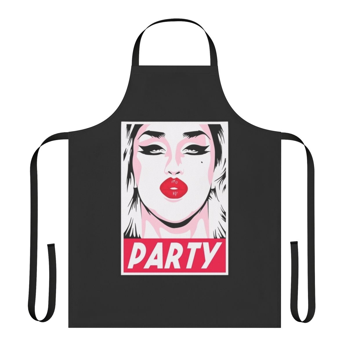 Adore Delano inspired party apron with vibrant design