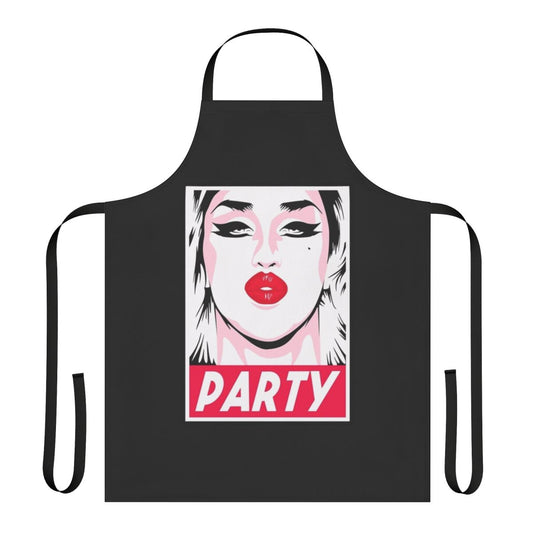 Adore Delano inspired party apron with vibrant design