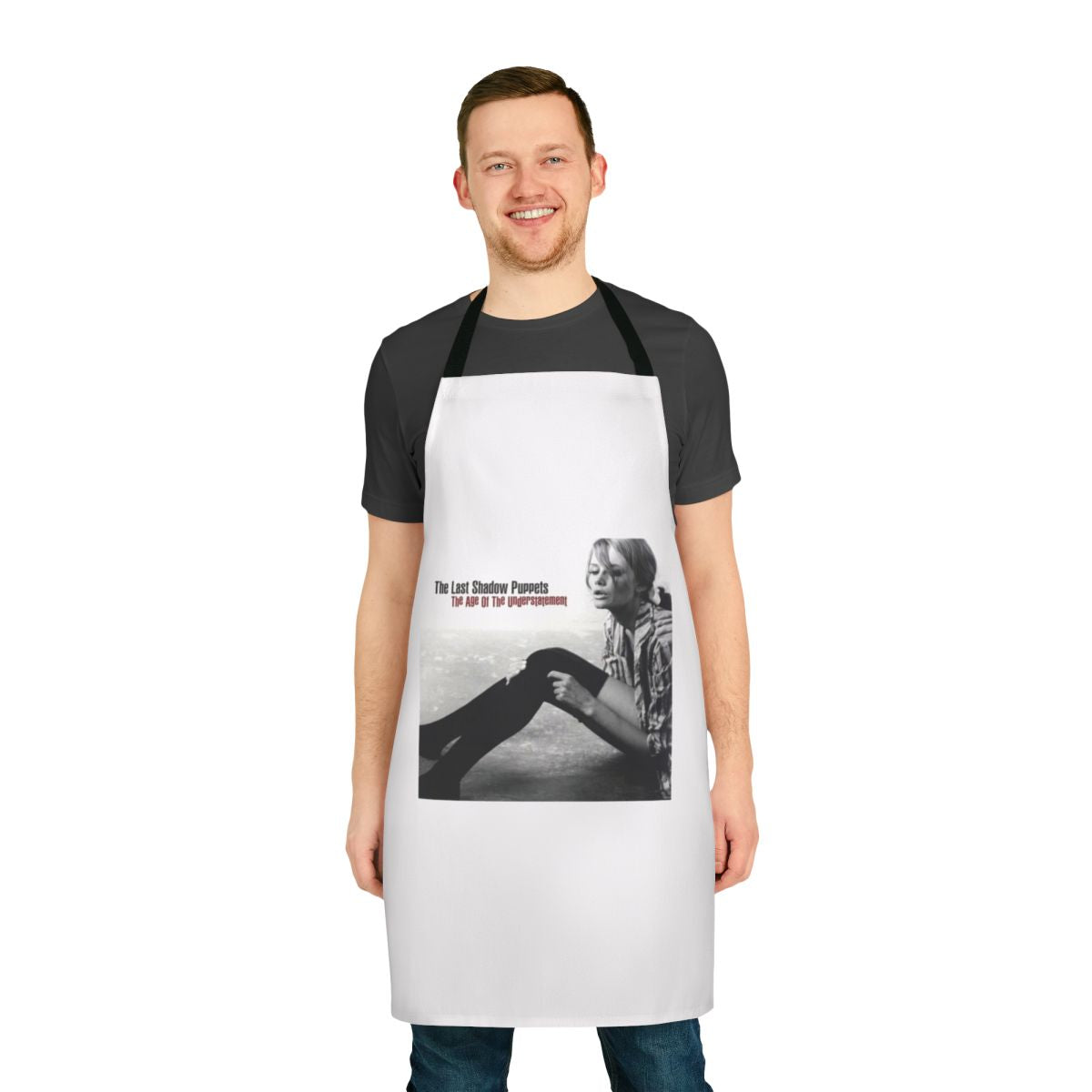 Apron featuring the album cover art for "Age of the Understatement" by The Last Shadow Puppets