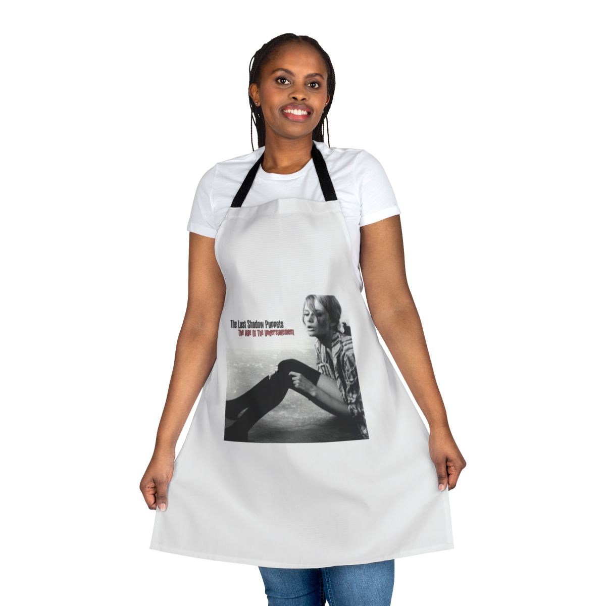 Apron featuring the album cover art for "Age of the Understatement" by The Last Shadow Puppets