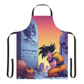 Stylish apron featuring characters from the Akira Toriyama anime series Dragon Ball