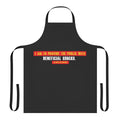 Alfred Hitchcock inspired apron with a quote from one of his famous films