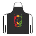 Stylish Alpha Blondy inspired apron with various music genre designs