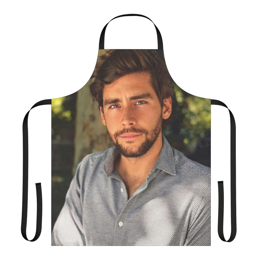 Alvaro Soler-inspired apron with singer's image and name