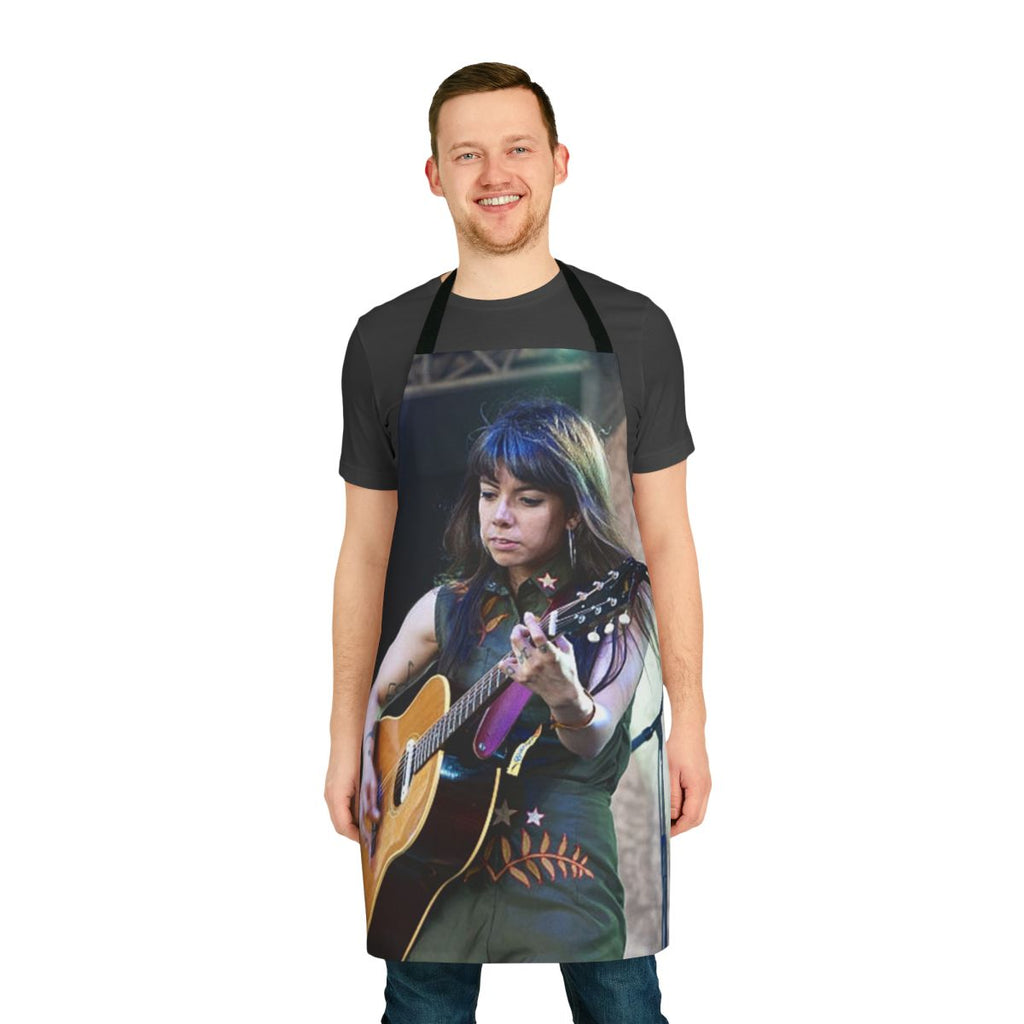 Alynda Segarra-inspired apron with a vintage, retro design for musicians and music lovers