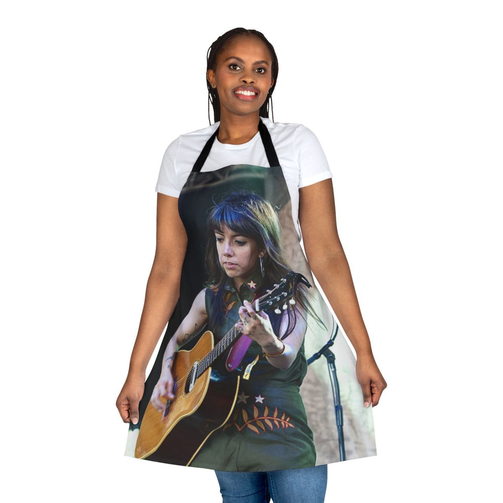 Alynda Segarra-inspired apron with a vintage, retro design for musicians and music lovers