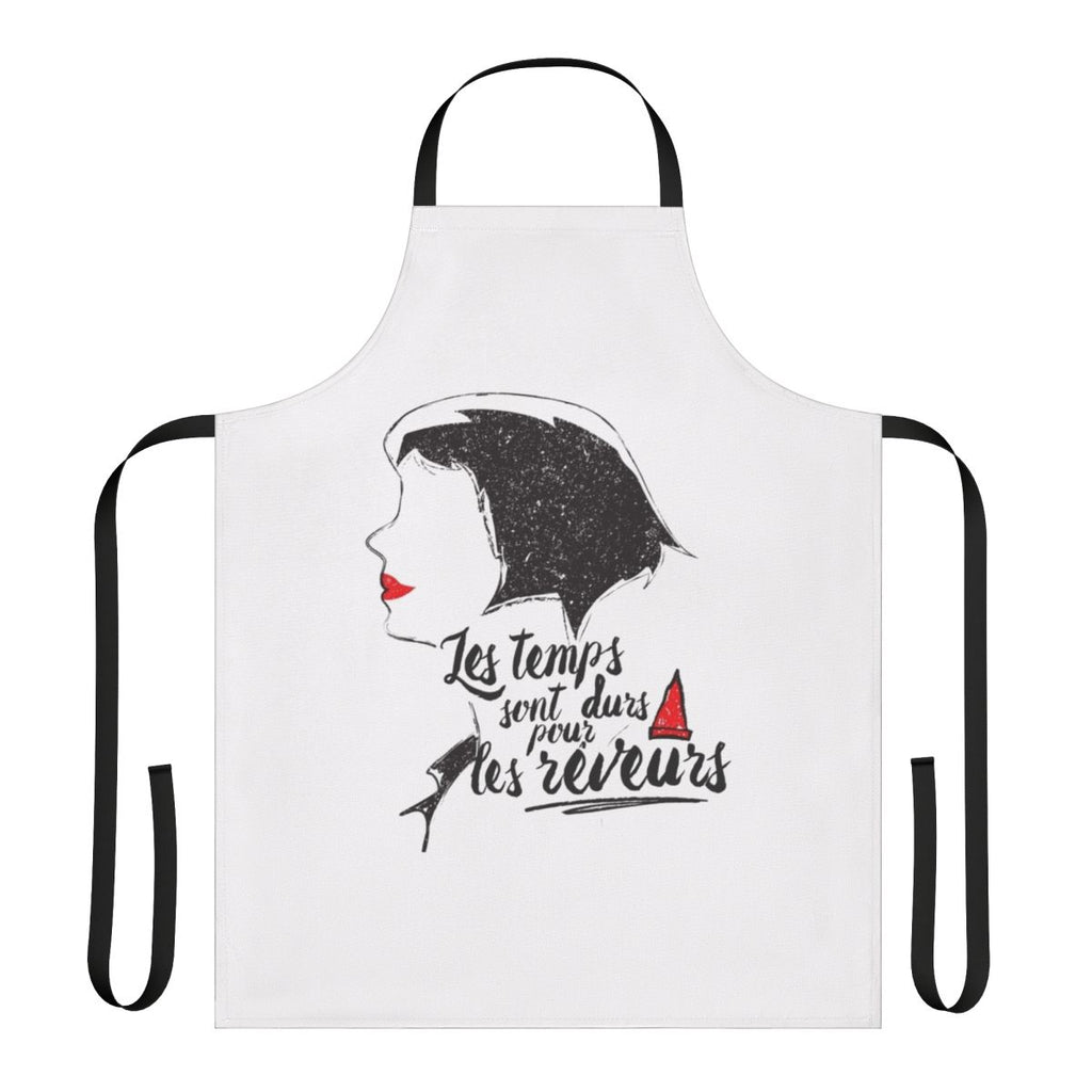 Amelie-inspired apron with whimsical design