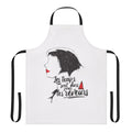 Amelie-inspired apron with whimsical design
