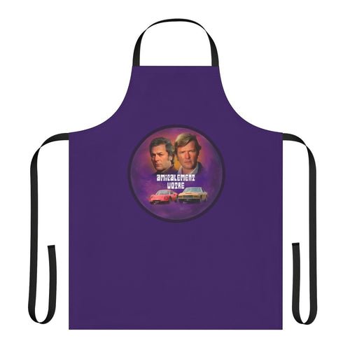 "Amicalement Votre Style Apron - Stylish French-Inspired Kitchen Cooking Apron"
