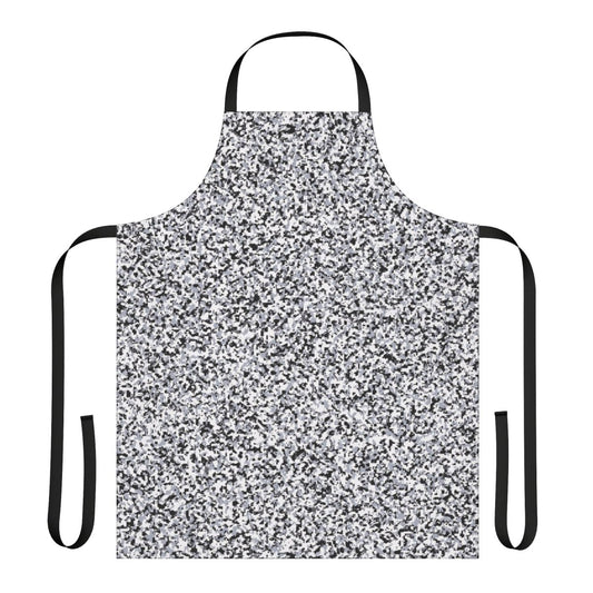 Analog TV Static Snow Apron with Hackswag Logo