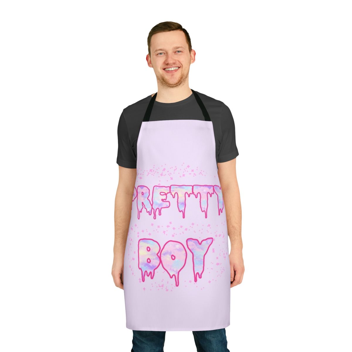 Elegant apron in a flattering style, perfect for people of all gender identities.