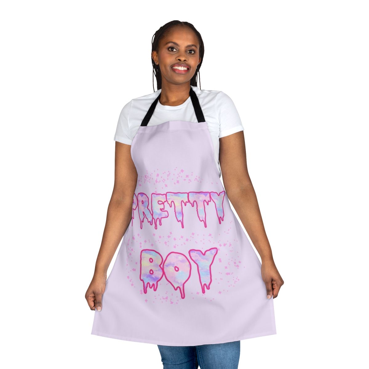 Elegant apron in a flattering style, perfect for people of all gender identities.