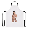Closeup image of the Nina Milano Apron, a stylish and protective kitchen accessory