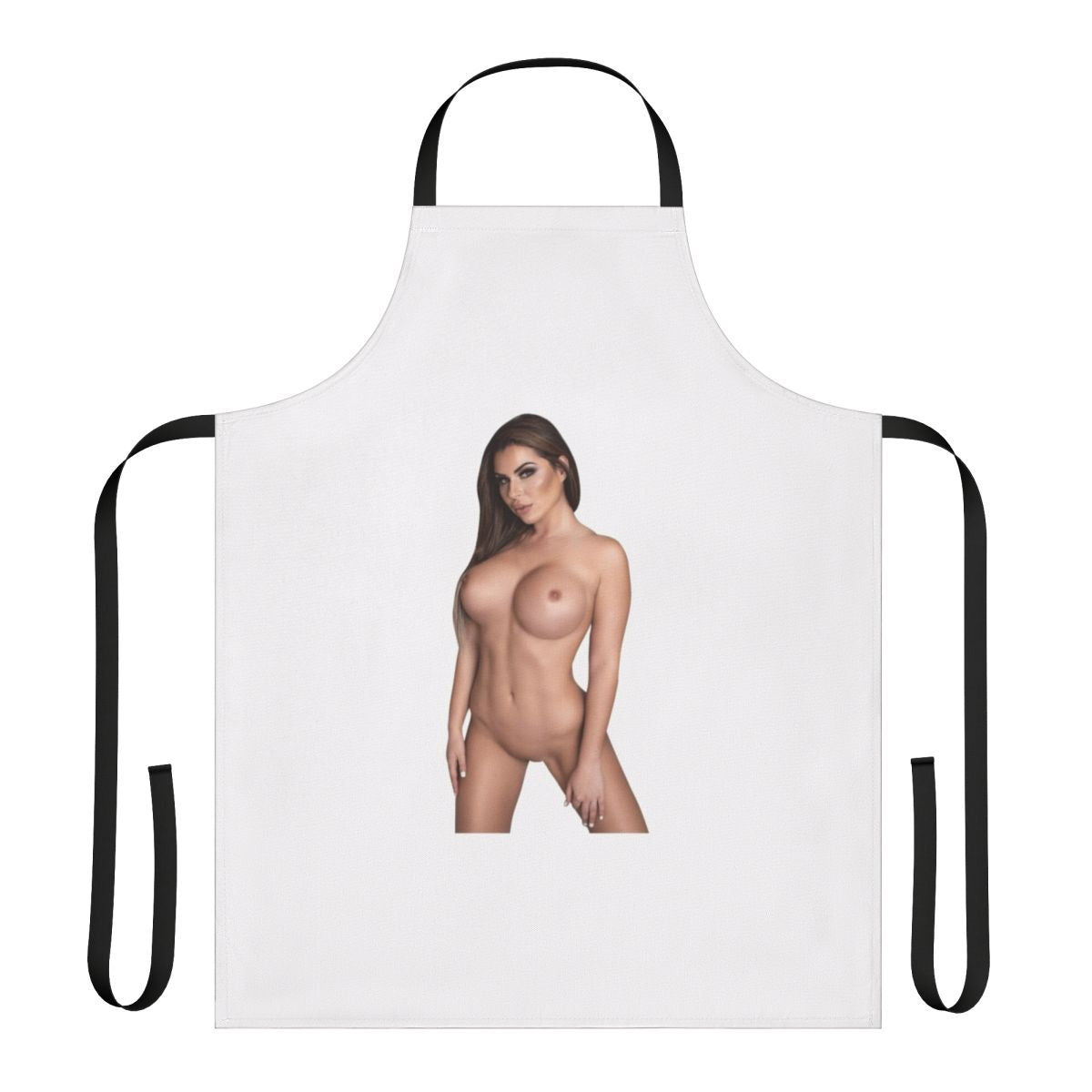Closeup image of the Nina Milano Apron, a stylish and protective kitchen accessory
