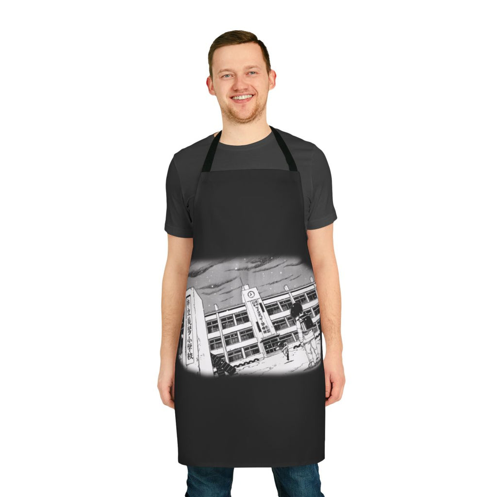Erased Anime Inspired Apron with Boku Dake ga Inai Machi Graphic