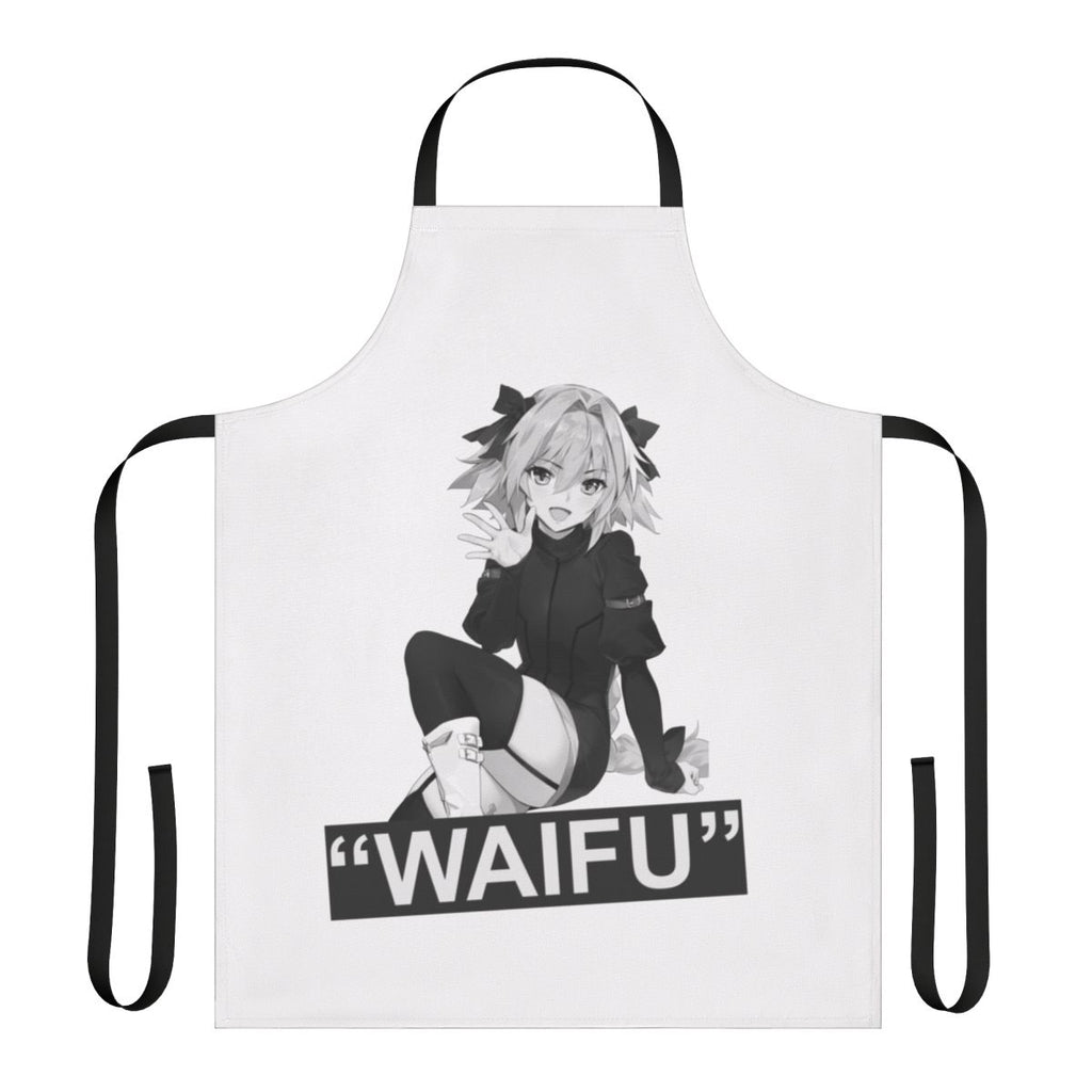 A stylish and popular anime-inspired apron featuring the character Astolfo from the Fate series.