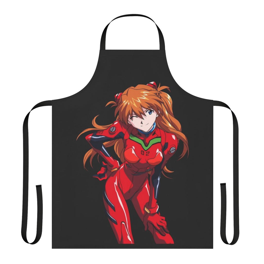 Anime-inspired Evangelion-themed apron for cooking and baking