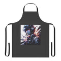 Vibrant anime-inspired apron with cute anime girl design