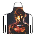Kei Kurono Gantz-themed apron with manga and anime character designs