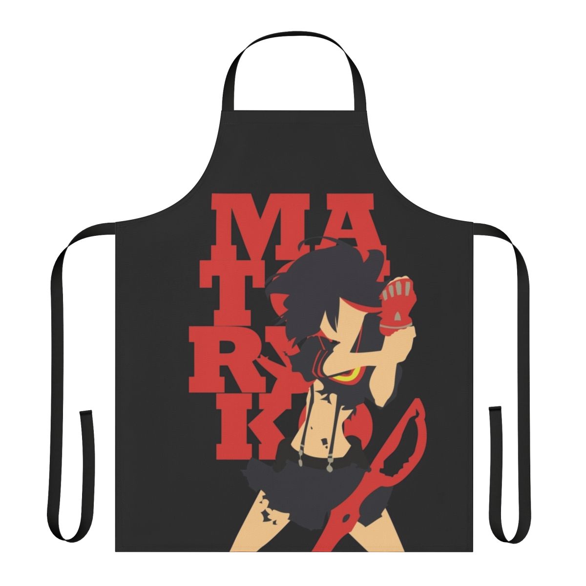 Matoi Ryuko-inspired apron with minimalist design