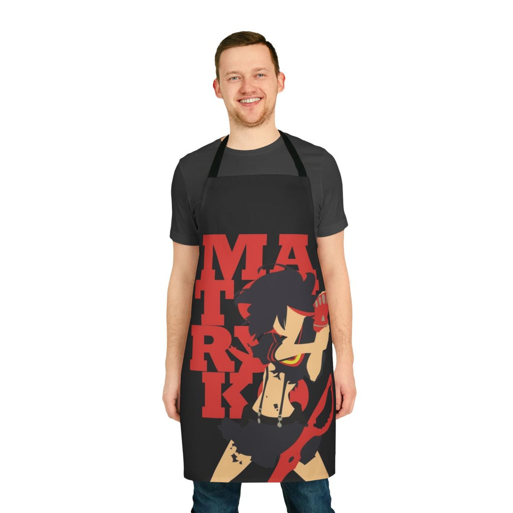 Matoi Ryuko-inspired apron with minimalist design