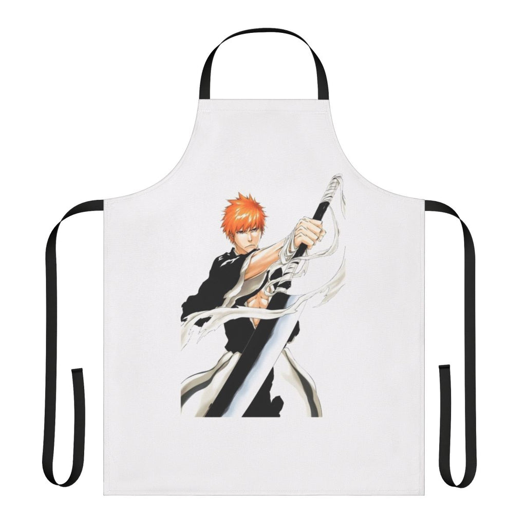 Anime-themed apron featuring a vibrant anime girl design