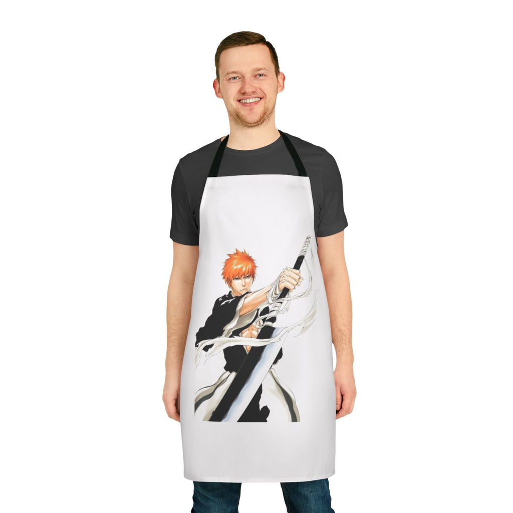 Anime-themed apron featuring a vibrant anime girl design