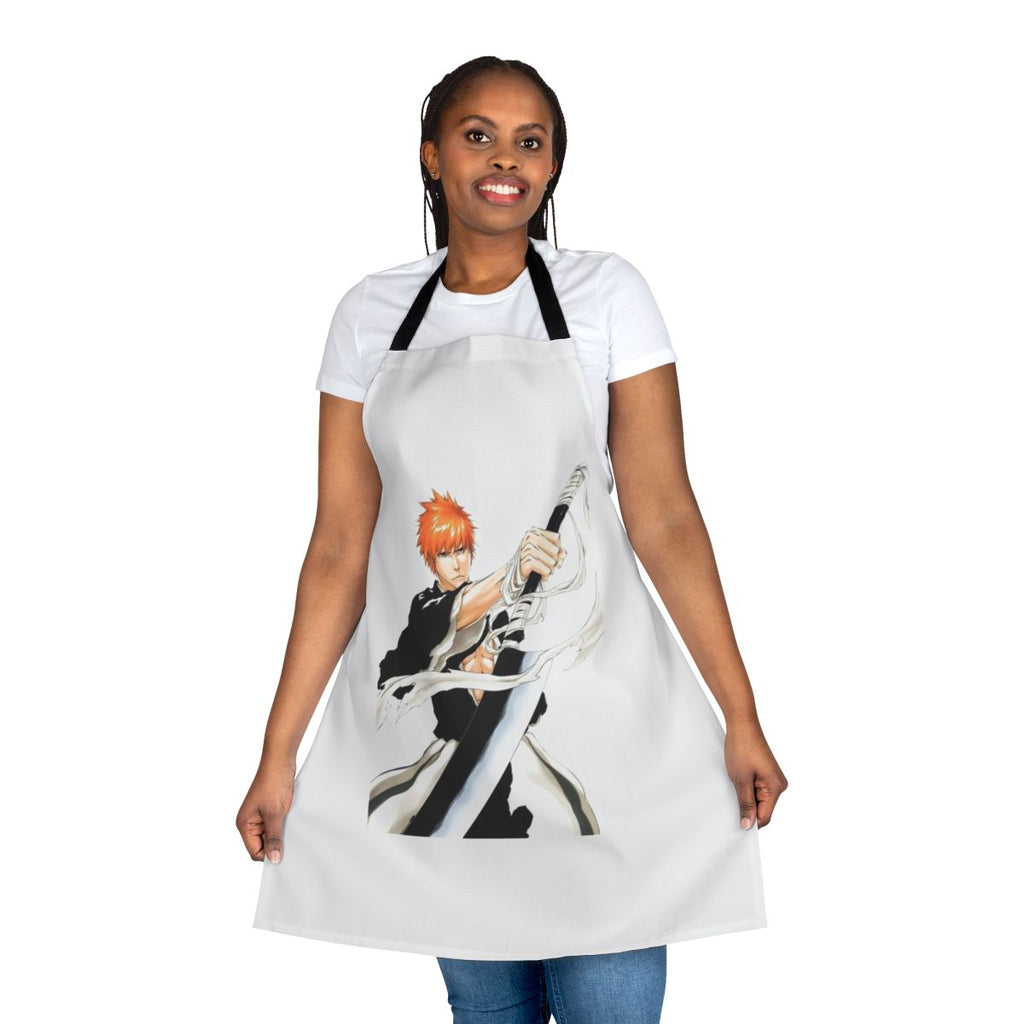 Anime-themed apron featuring a vibrant anime girl design
