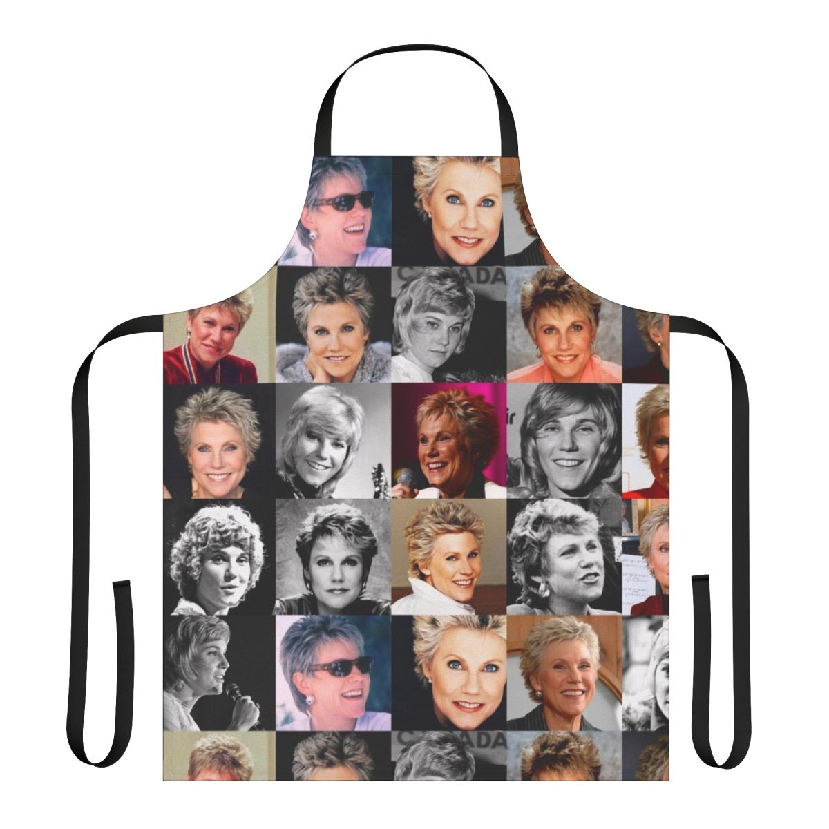 Anne Murray-inspired apron with her iconic image and quote