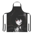 A stylish apron featuring a kawaii anime-inspired design