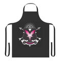 Stonewall Hotel Apron featuring the Pride flag and LGBTQIA+ imagery
