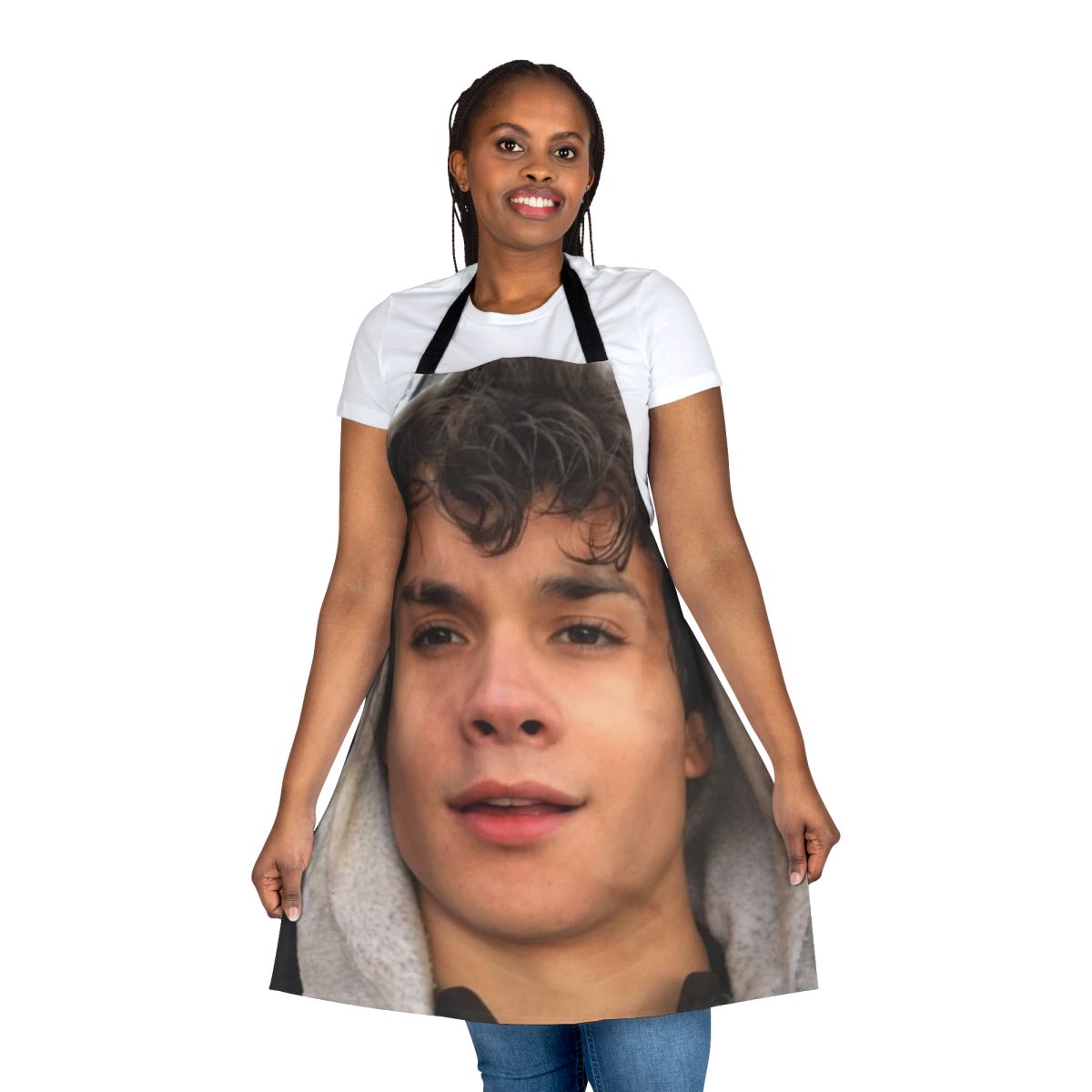 Apron with image of actor Benjamin Wadsworth