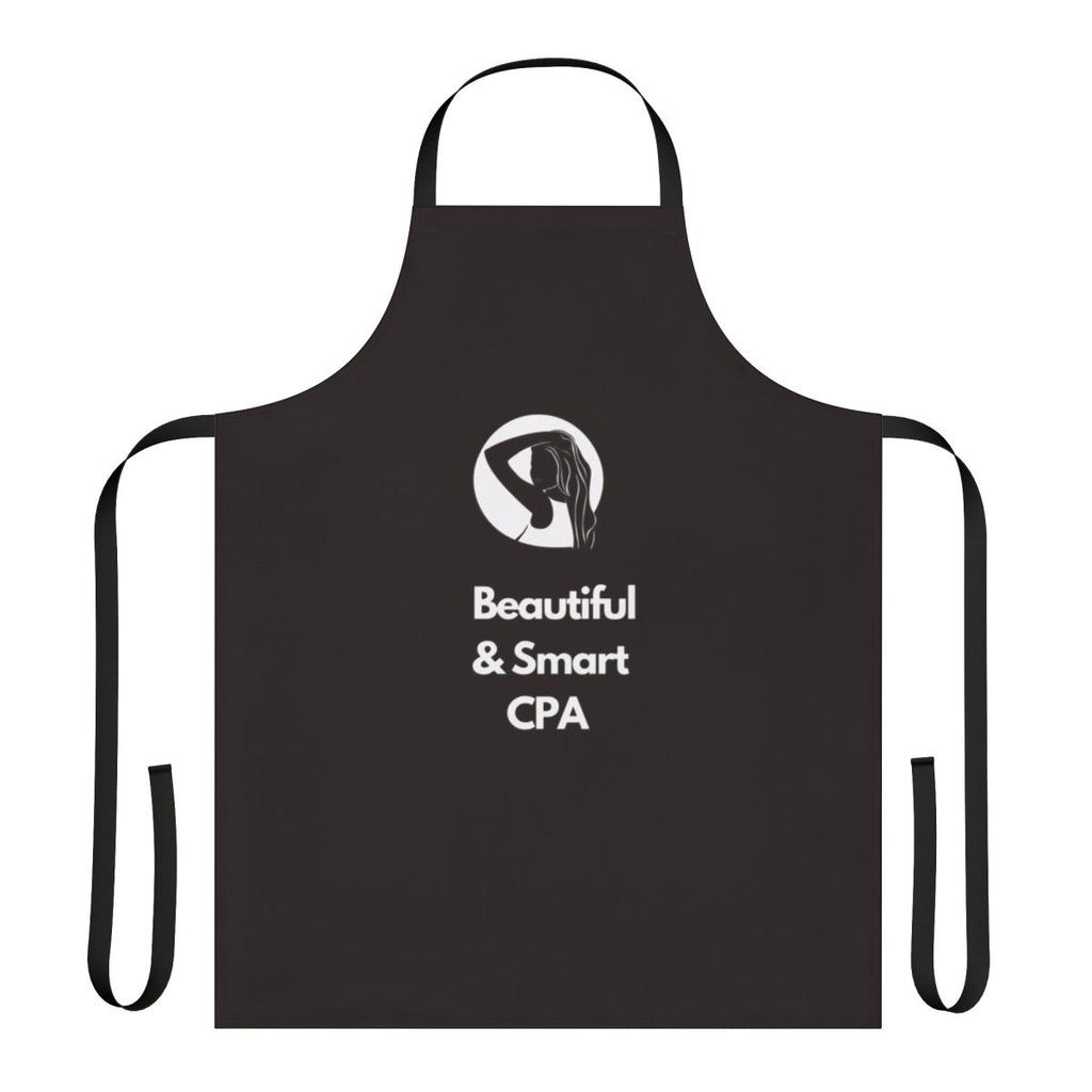 Beautiful and smart apron for female accounting, auditing, and bookkeeping professionals