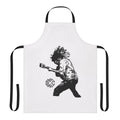 Stylish apron featuring a guitar design, perfect for bluegrass and jam band enthusiasts.
