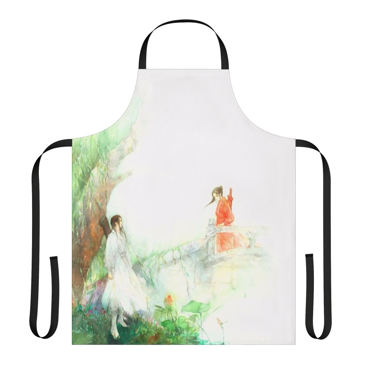 Apron featuring characters and scenes from the popular Chinese drama "Love O2O"