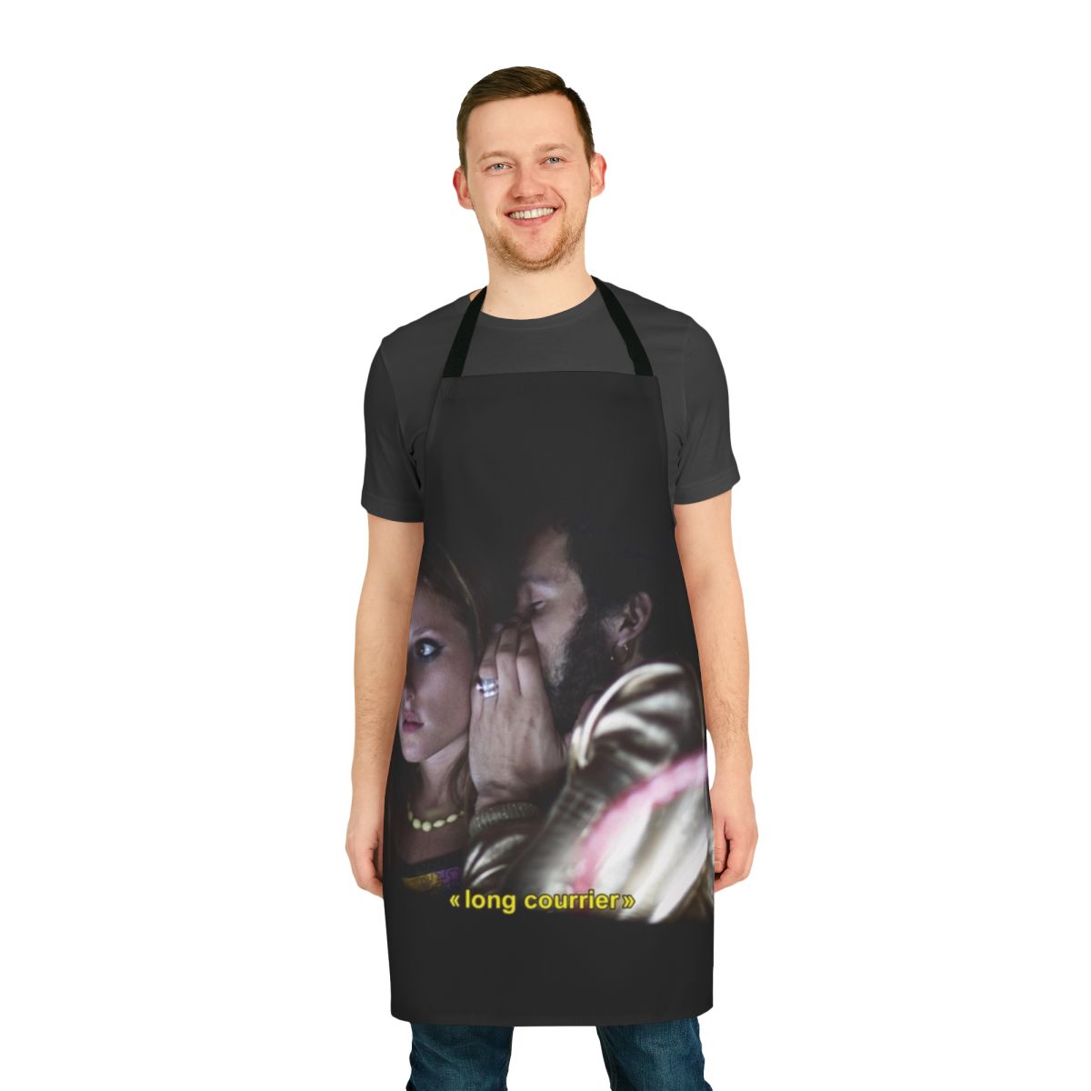 Apron featuring the album cover art of BB Brunes' Long Courrier album