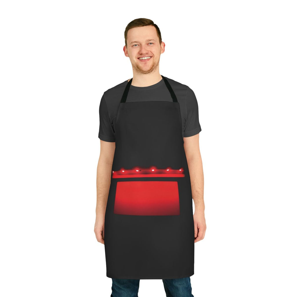 Stylish apron with a music-inspired design, featuring the Interpol band name and album artwork