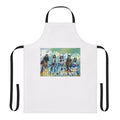 Fashionable apron featuring the logo and imagery of the popular Japanese band Band Maid