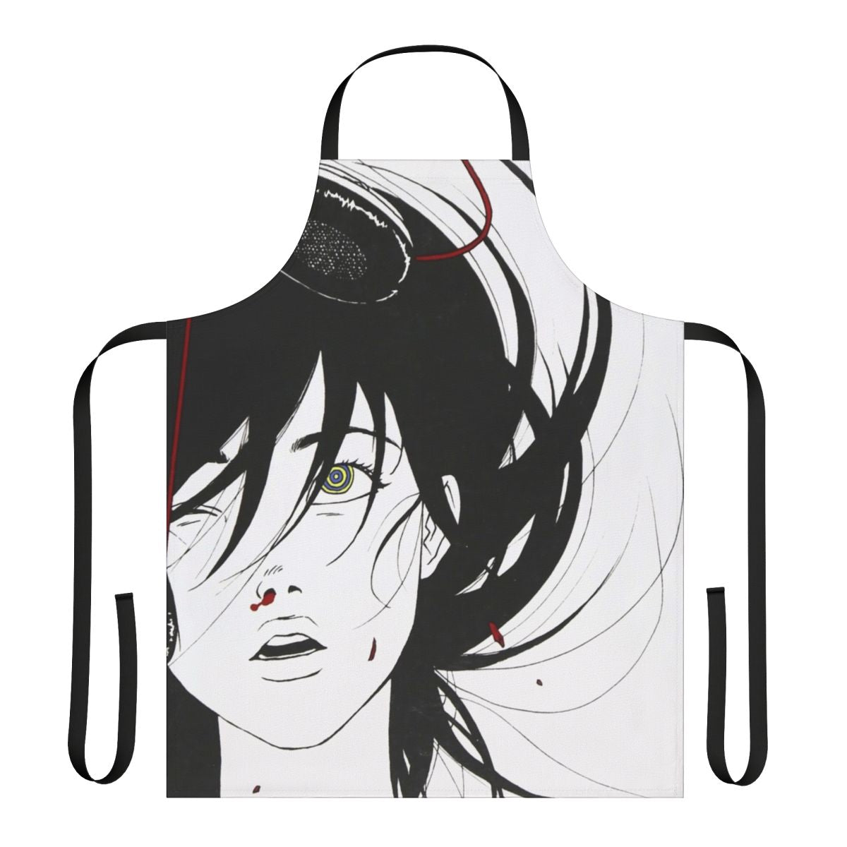Stylish apron featuring the artwork and music of the Japanese post-hardcore and shoegaze band Mass of Fermenting Dregs