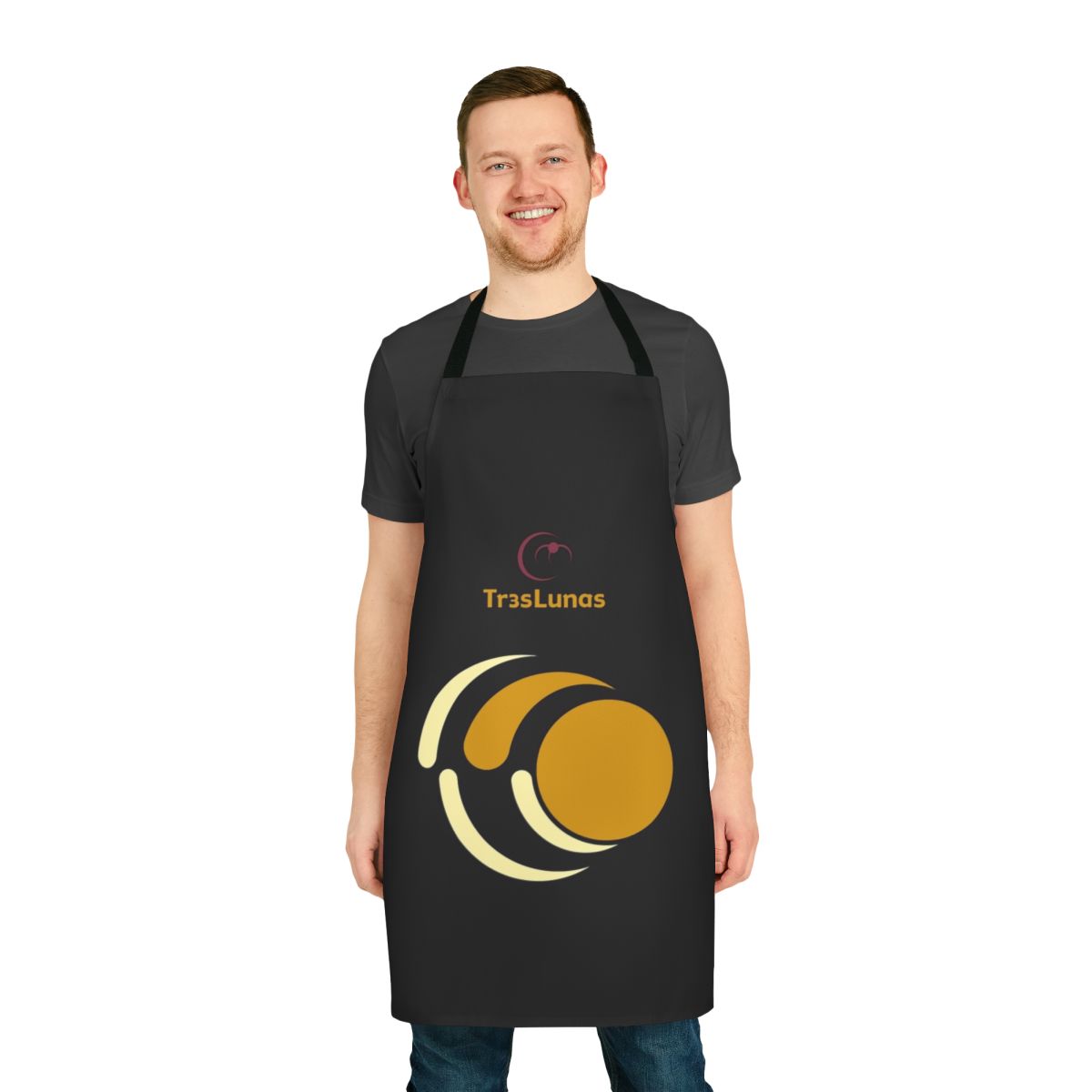 Apron featuring a unique design inspired by the album artwork and music of British musician Mike Oldfield.