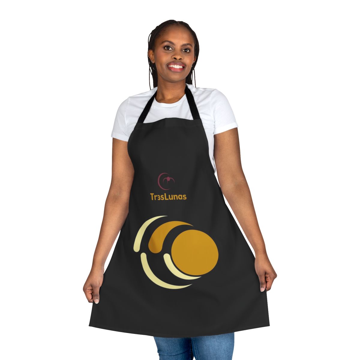 Apron featuring a unique design inspired by the album artwork and music of British musician Mike Oldfield.