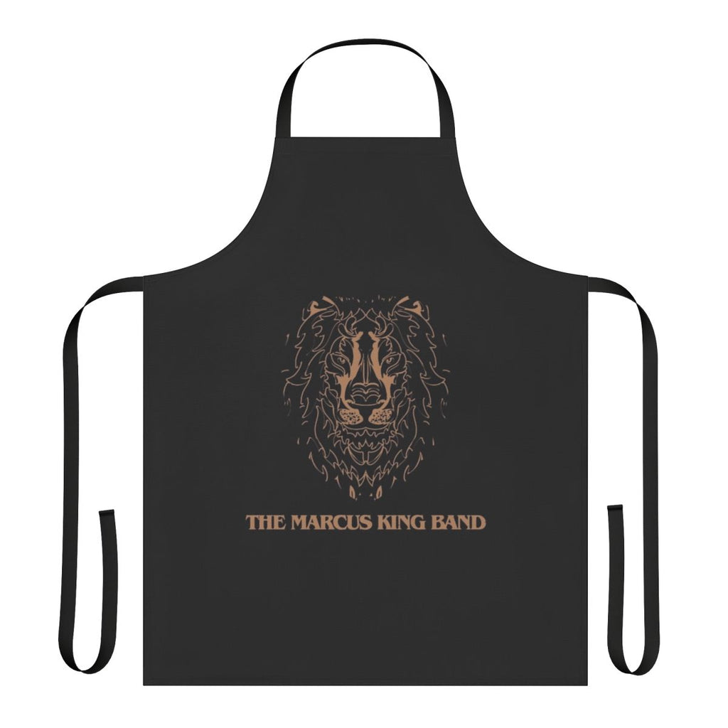 Stylish black apron featuring a design inspired by the music of The Marcus King Band