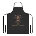 Stylish black apron featuring a design inspired by the music of The Marcus King Band