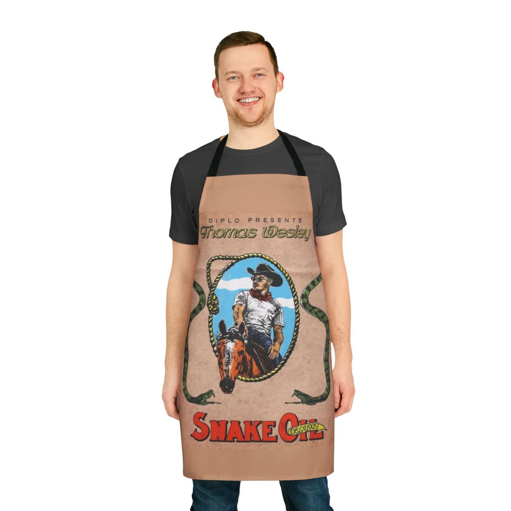 Stylish apron design inspired by the musical artist Thomas Wesley and his album Chapter 1