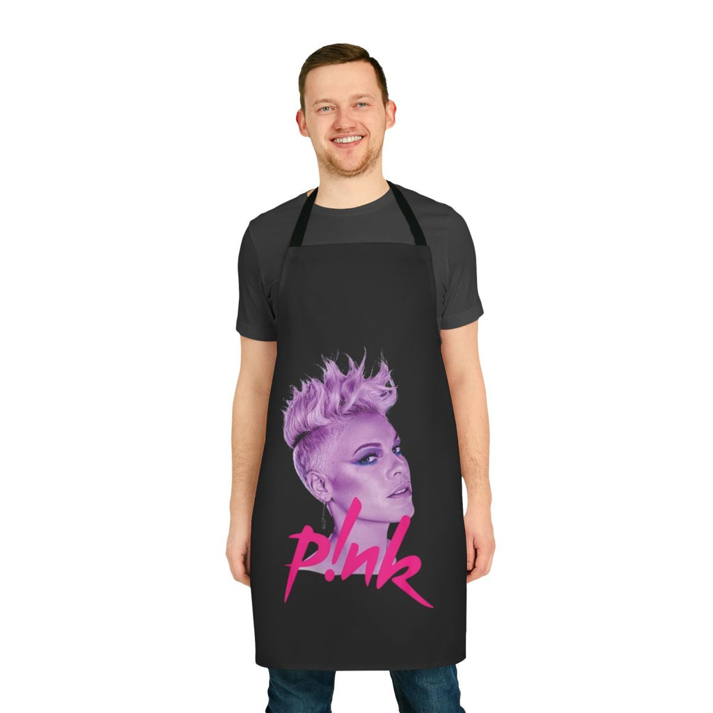 Apron with vibrant pink design inspired by singer's 2023 summer tour
